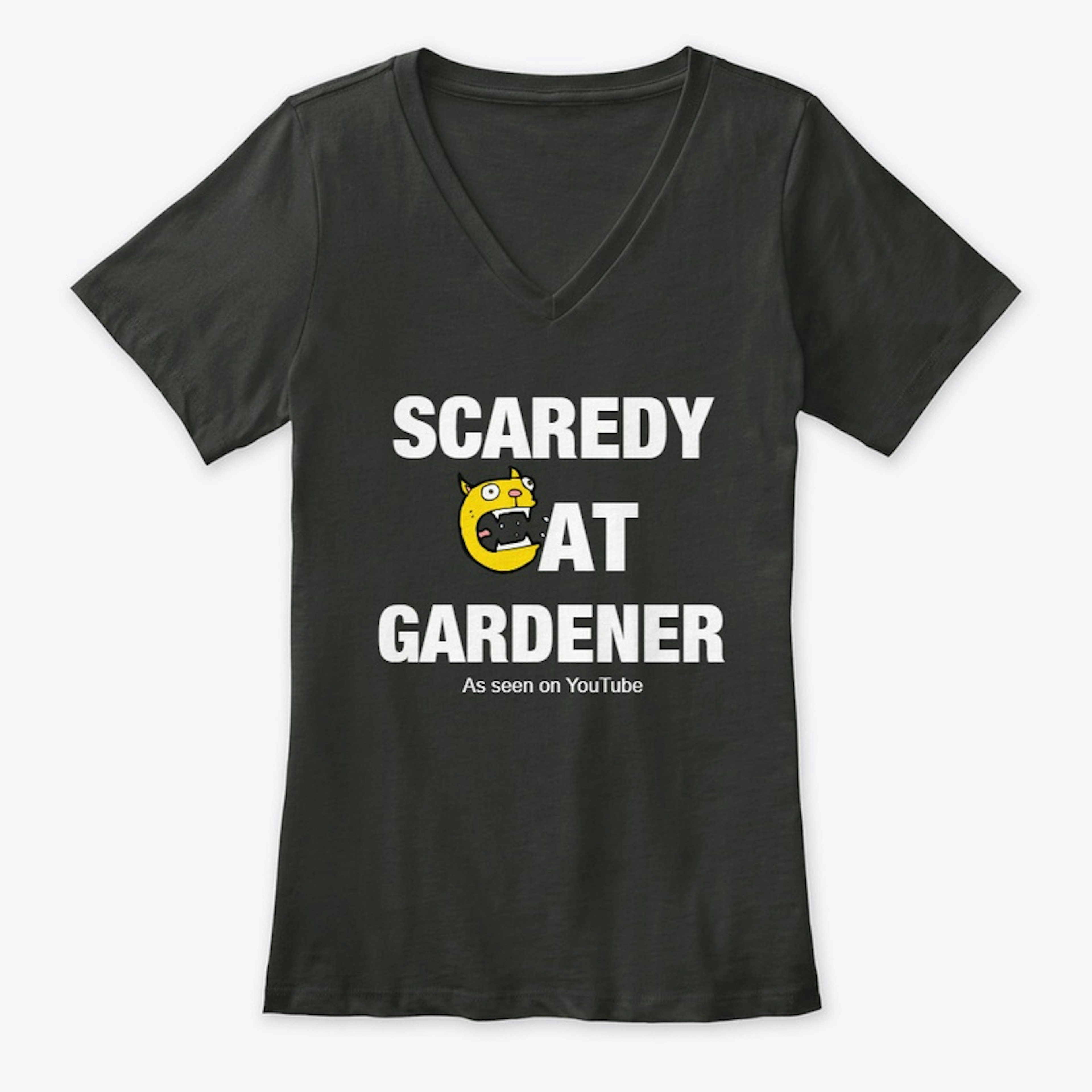 Scaredy Cat Gardener V-Neck T