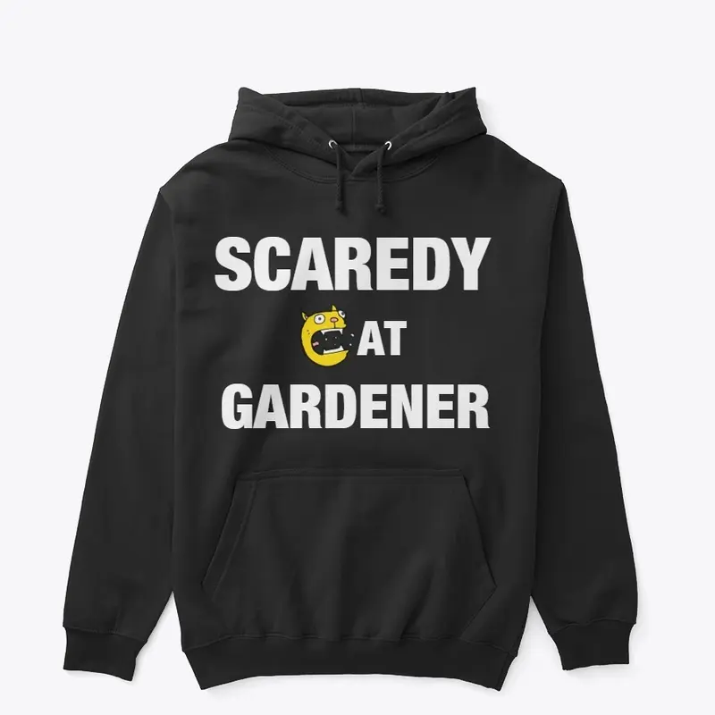 Scaredy Cat Gardener Hoodie Black